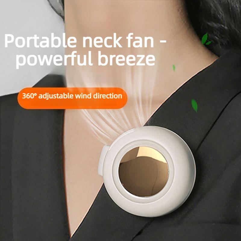 2026 NEW Portable Mini Clip Fan Small Fan Clip On Shirt Waist Mini Bladeless Fan Adjustable 3-Speed For Outdoor