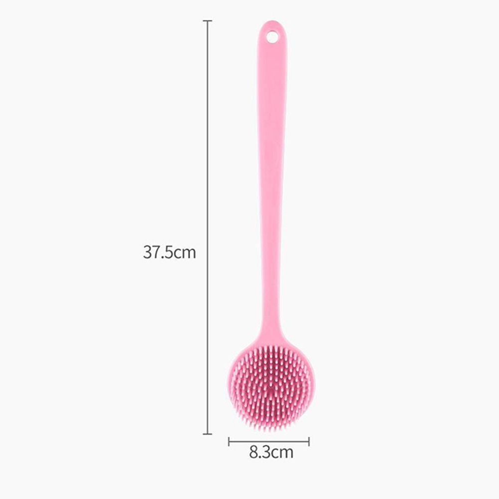 Exfoliating Shower Brush Long Handle Back Scrubber New Double-Sided Bath Brush  Women
