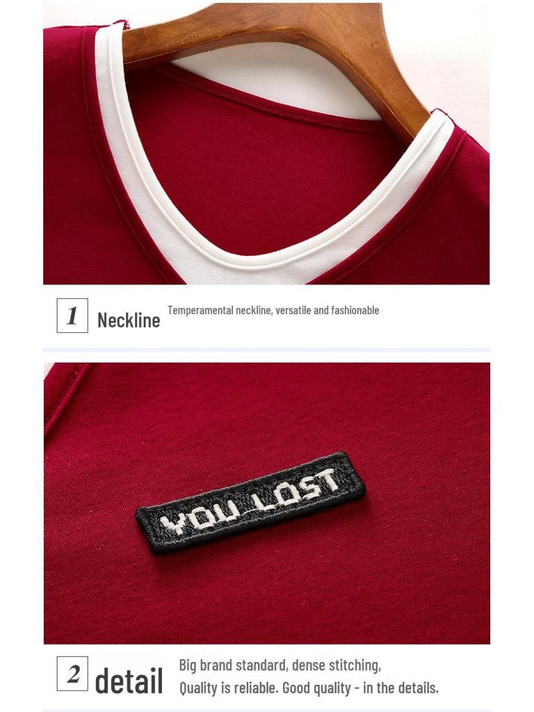 Women's Slim-Fit Two-Piece Long-Sleeve Base Top for Autumn/Winter, 2025 Versatile Design