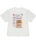 Women's T-shirt Fashion Ladies T-Shirt with Santa Hat and Korean Text Cute and Cozy Korean Style 2026 Summer New Men's T Shirt