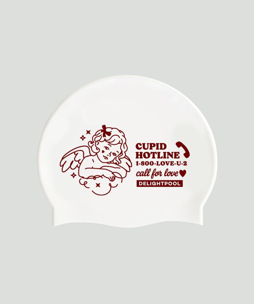 Dillaispul Cupid Hotline : Angel Swim Cap - White