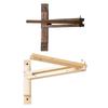 Wooden Wall Mounted Lamp Bracket Adjustable Folding Arm Pendant Light Home Decor for Bedroom Living Room