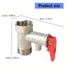 Electric Water Heater Pressure Relief Valves Coppers Safety Valves 0.75mpa Relief Pressure Maintaining Valves Easy to Use