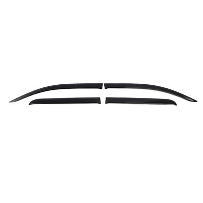 4 Bucăți Deflectoare de Vânt Montate Exterior Negru Lucios Aspect Protector Elegant Scut de Protecție Rezistență Înaltă pentru Geamuri Ploaie pentru Tacoma