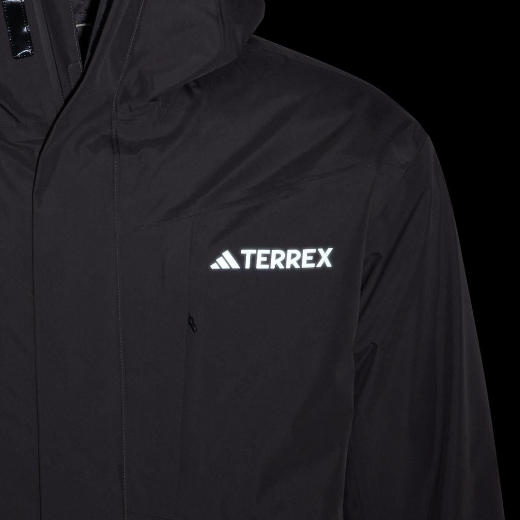 Adidas Xpl Goose 3v1 Rain Rdy Pohodlné Ležérní Všestranné Horolezectví Prostředí ve velkých nadmořských výškách Nepromokavá větruodolná bunda Pánská bunda IX5619