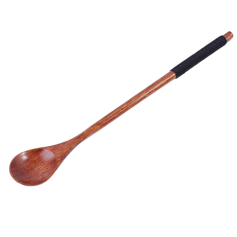 Cooking Dessert Long Handle Tableware Kitchen Teaspoon Wooden Spoon Spoons Soup Spoon Coffee Spoon