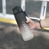 500-1000ML Sports Water Bottle, Frosted Gradient Color Drinking Cup with Handle, Ideal for Gym Outdoor Activities Camping
