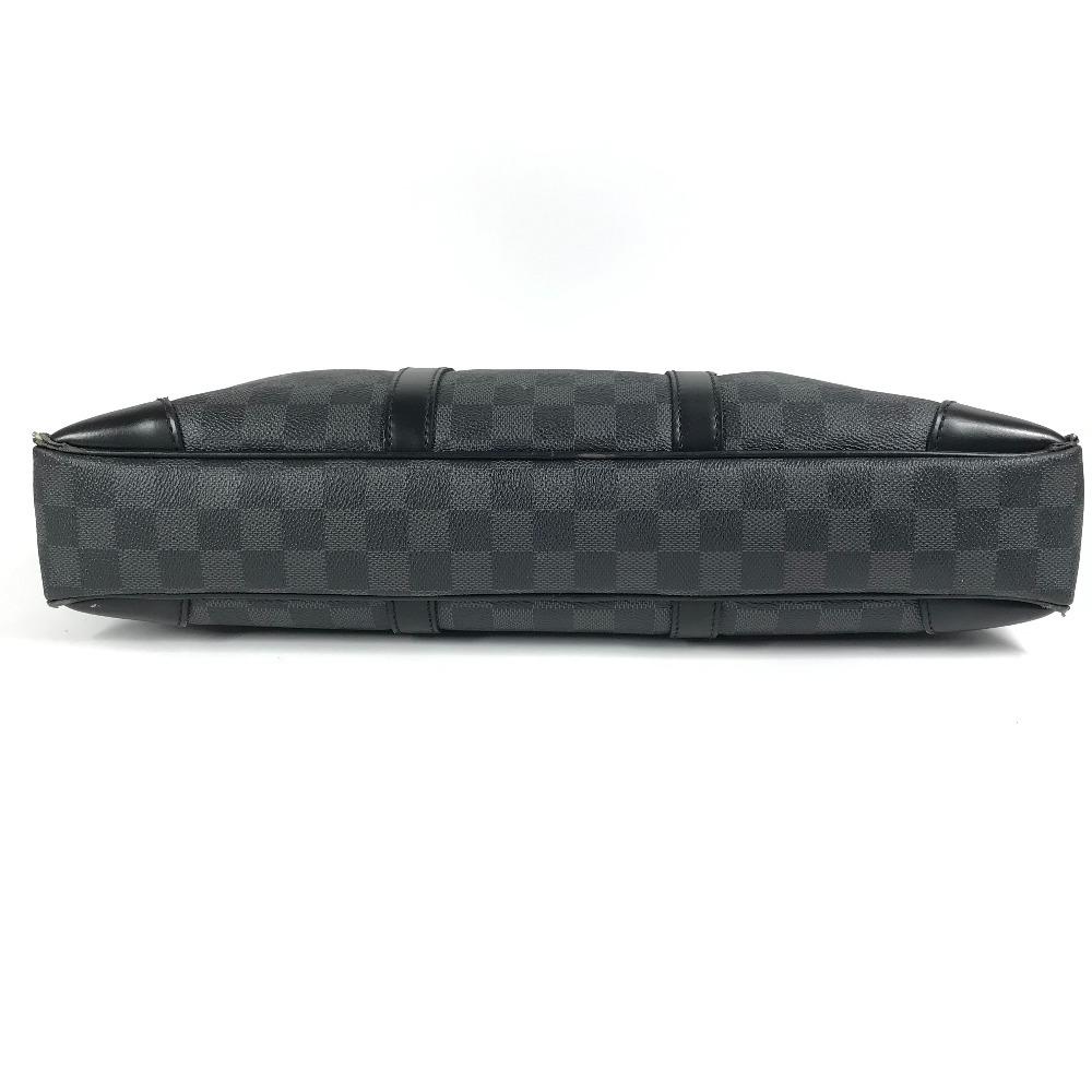 Louis Vuitton N41125 Damier Graphite Porto Document Voyage PDV Hand Bag