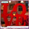 3D Printed Red LOVE Heart Hollow Valentine's Day Desktop Ornament