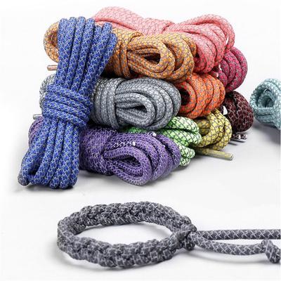 Reflective Flat Fluorescent Shoelaces Sports Running Sneaker Replacement Shoestrings for Children Adults Footwear Accessories