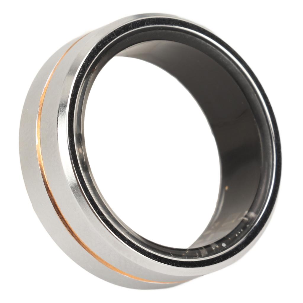 Smartring Silber Wasserdicht Fernbedienung Aufnahme Smart Health Tracker Ring für Fitness Schlafen
