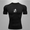 Men T Shirt Quick Dry Short Sleeve Gym Fitness Shirts Running Breathable Sportswear Rashguard Breathable Sweat-Resistant Moisture-Wicking