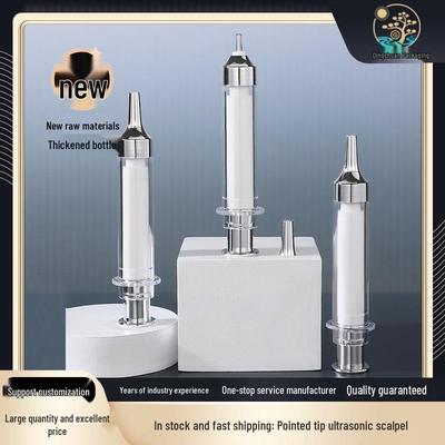 10ml Ultrasonic Fine Tip Eye Cream Serum Bottle with Press-On Vacuum Pump