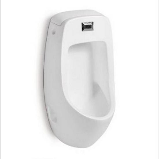 Men's Wall-Mounted Ceramic Urinal with Automatic Sensor for Schools and Public Places