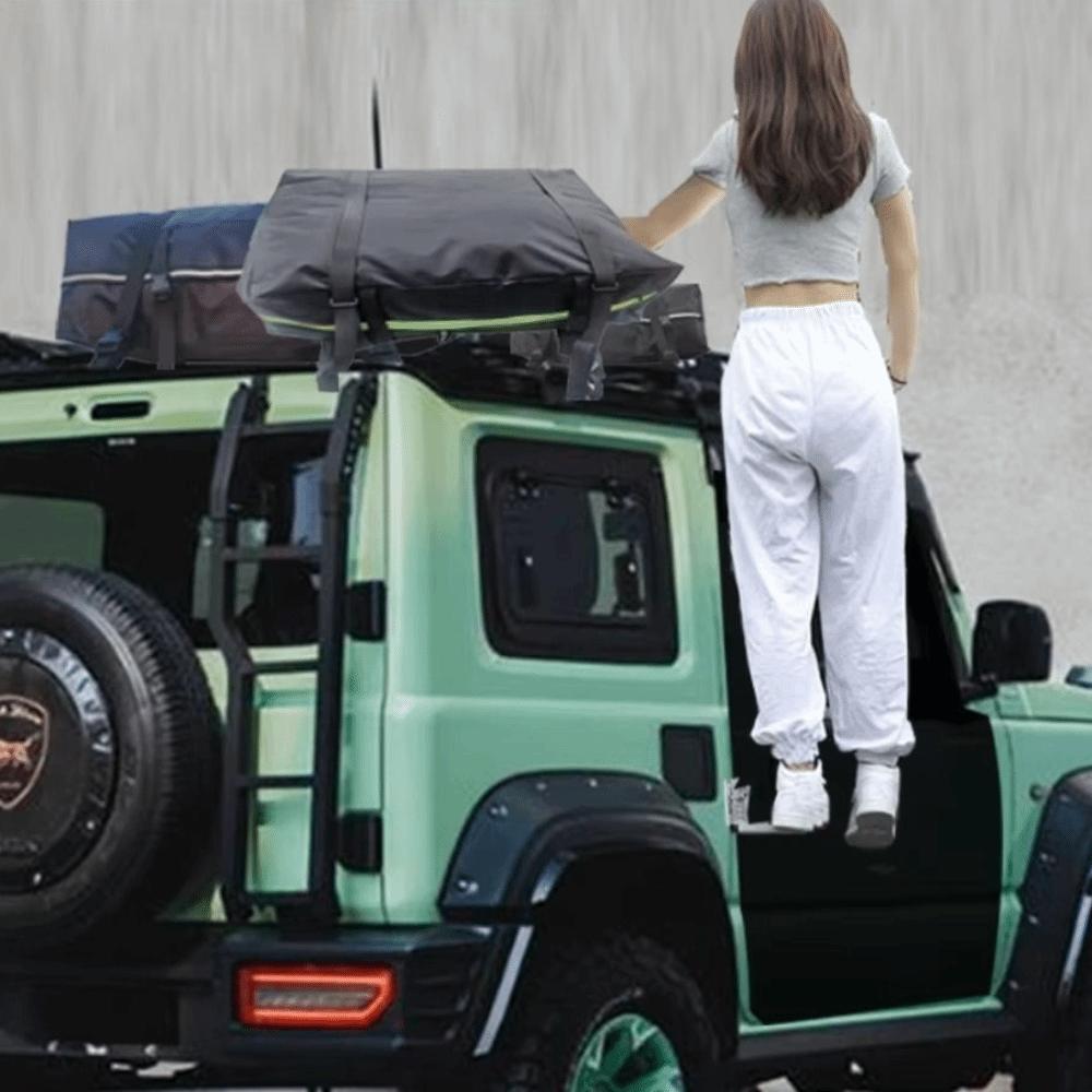 Foldable Car Roof Rack Step Aluminum Zinc Zinc Alloy Auto Assist Pedal  Door Entry Assistance