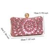 Acrylic Diamonds Evening Bags Party Wedding Clutch Rhinestones  Design Chain Shoulder Handbags