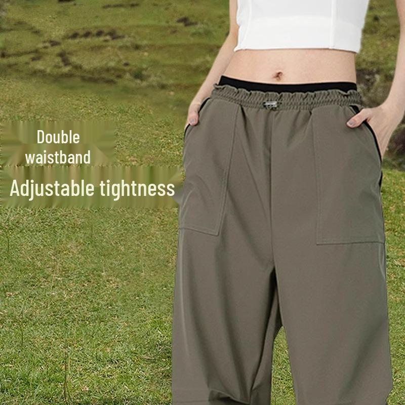 Women's Spring Waterproof Windproof Hiking Cargo Pants