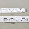 2026 Hot For Volkswagen VW 3D ABS Logo Polo Letters Badge Car Rear Trunk Emblem Sticker for Volkswagen VW Polo 4 5 6R 6C 6N 9N M