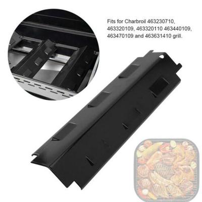 4 ks tepelného štítu z nerezové oceli pro plynový gril, tepelná deska pro BBQ gril 371x108mm pro Charbroil 463230710, BBQ příslušenství