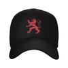 Roude Liw Red Lion Casual Baseball Cap Spring Trucker Hat Sunscreen Hunting Camping Hip Hop Hats Unisex Women Baseball Caps
