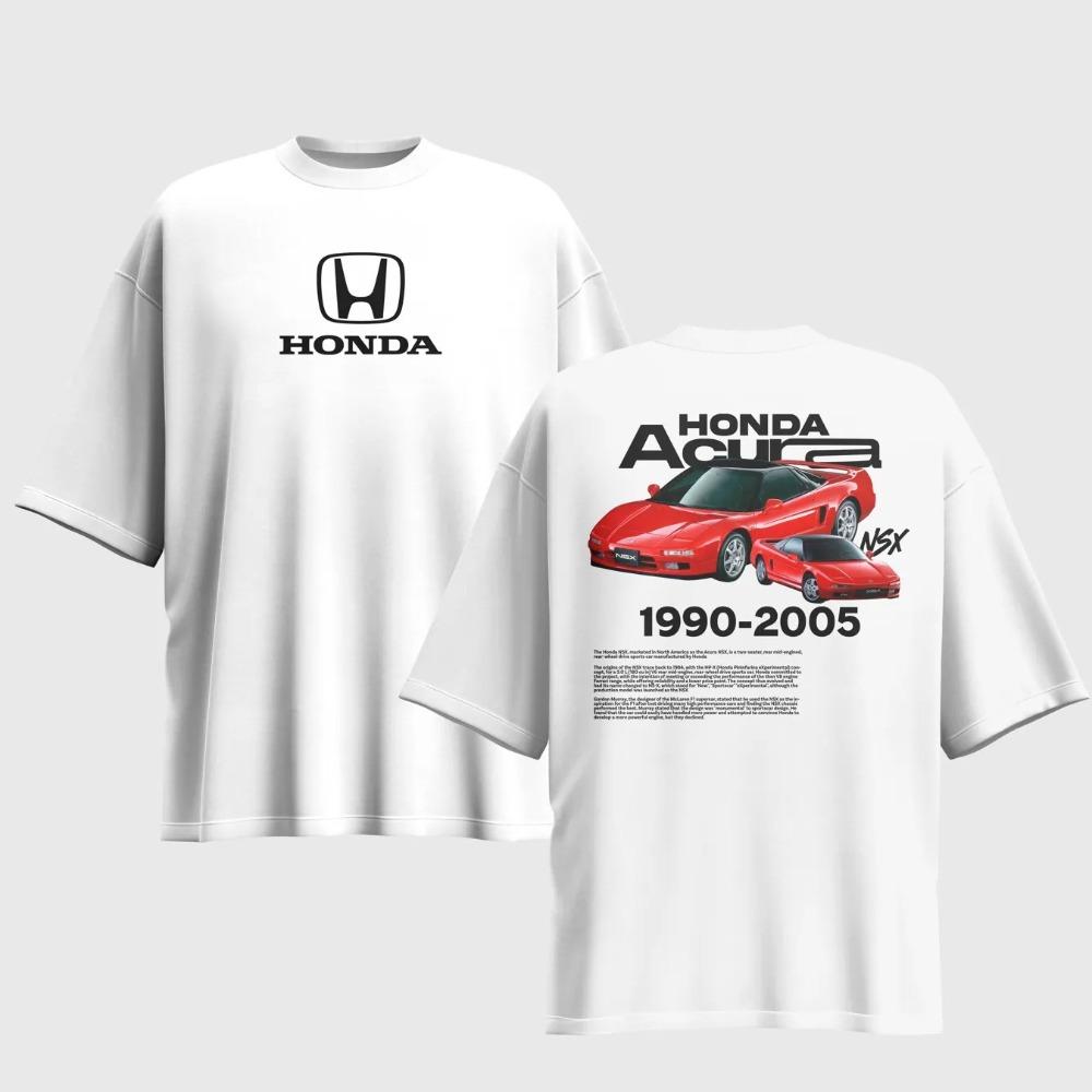 

Летняя новая хлопковая футболка Honda для мужчин и женщин, унисекс с коротким рукавом, весна, осень, топ для мотоцикла, велоспорта, Honda ACURA NSX M