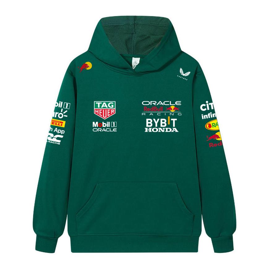F1 Rennanzug, Red Bull Verstappen Team Uniform, Frühjahrs- und Herbst-Hoodie