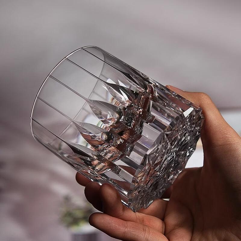 Starburst Engraved Glass Tumbler
