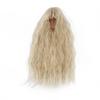 Doll Hair Wig High Temperature Wire Long Hair 1 3 DIY Wavy Doll Replacement Wig for 8.3‑9.4in Doll Light Gold