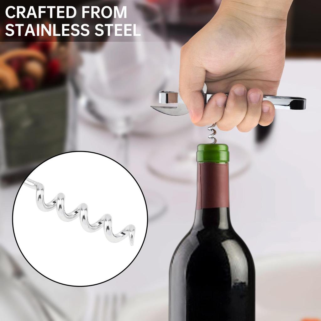 Multifunctional Stainless Steel Can Opener Beer Bottle Opener Adjustable Manual Jar Opener Gripper Kitchen Supplies Silver Color