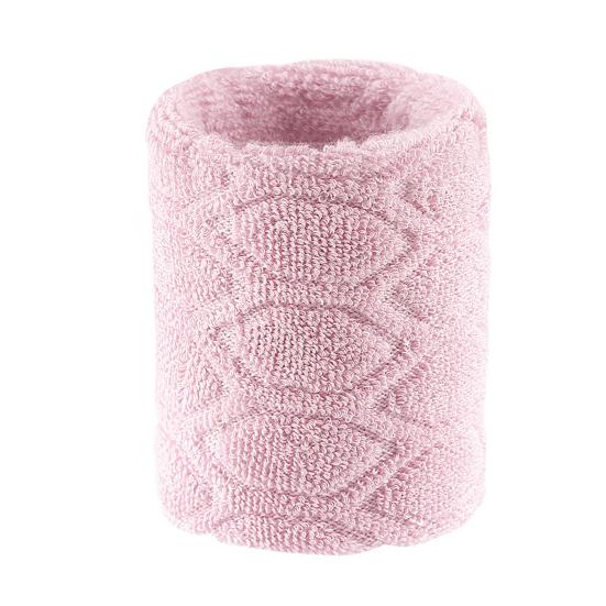 

1 шт. Спортивные напульсники Впитывающие пот Эластичные напульсники Компрессионная манжета на запястье для тенниса, футбола, баскетбола, бега, тренажерного зала розовый