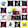 Cover Tiktok Cushion Decorative Soft Pillow Case Sofa Car Throw Protector 18inch
