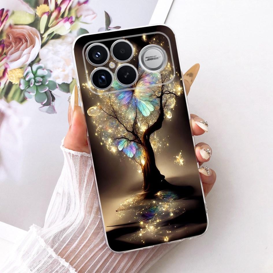 For Xiaomi POCO F8 Ultra Case Luxury Dragon Cartoon Transparent TPU Protection Cover For Poco F8 Pro Ultra PocoF8 Pro Soft Funda