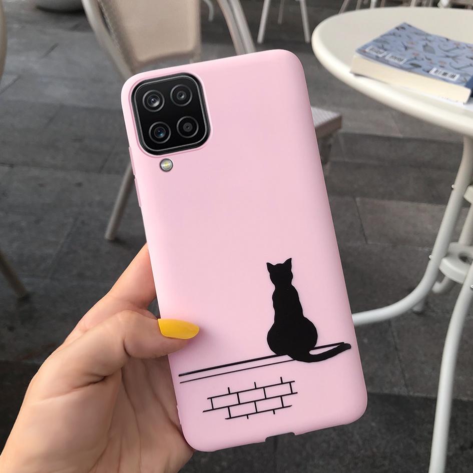 For Samsung Galaxy A12 Case Samsung A42 5G Lovely Heart Cover Back Fundas For Samsung A 12 SM-A125F SM-A426B A 42 5G Phone Cases
