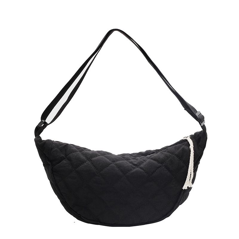

Popular armpit bag autumn and winter new popular fashion canvas light commuter shoulder dumpling bag women