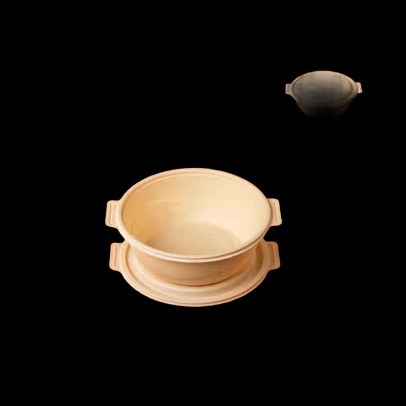 Eco-friendly Corn Starch Round Food Container