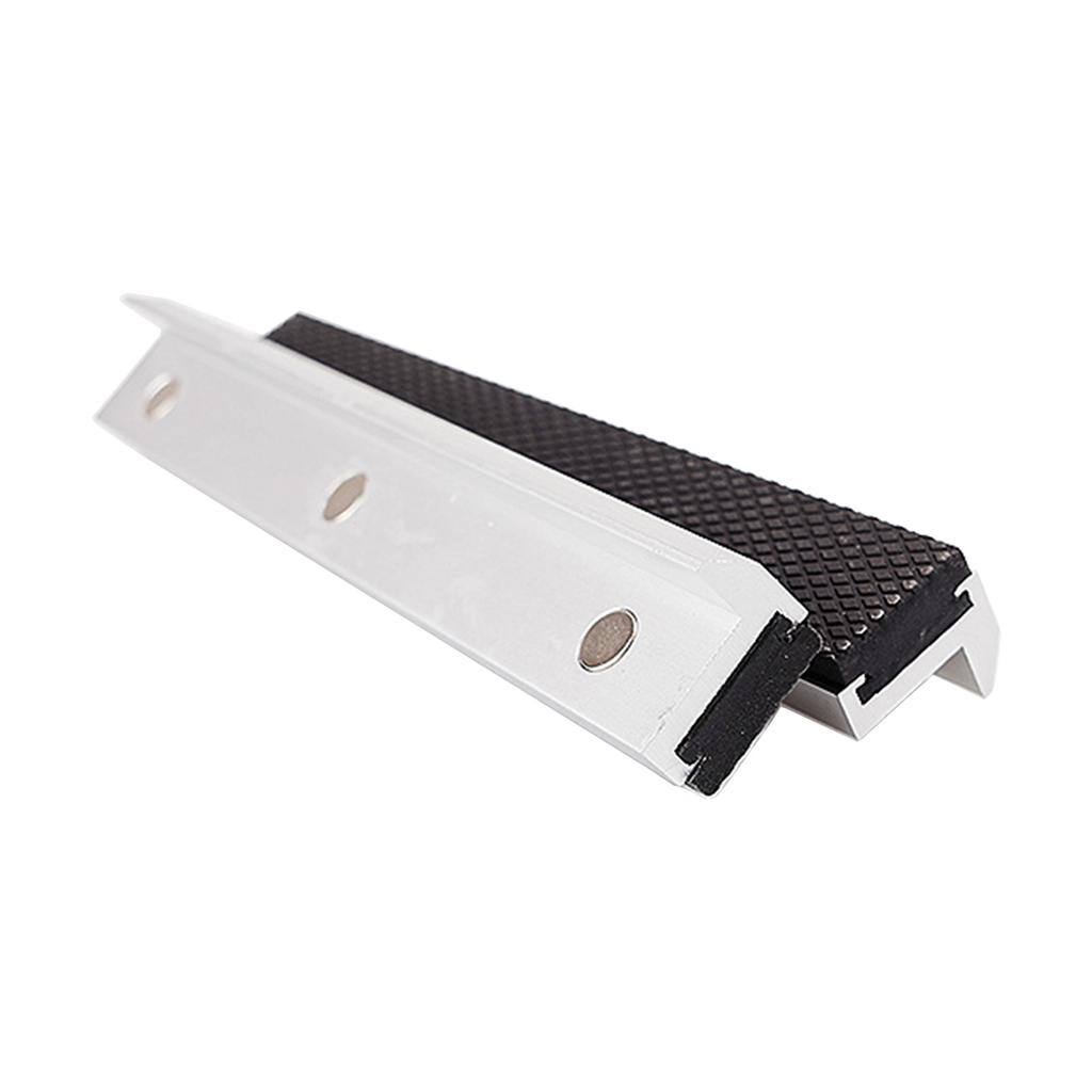 2Pcs Vise Jaw Pad Soft Magnetic Vise Jaw Pad Aluminum Multipurpose Jaw Protectors Metal Clamps Jaw Flat Cover Silver Jaw
