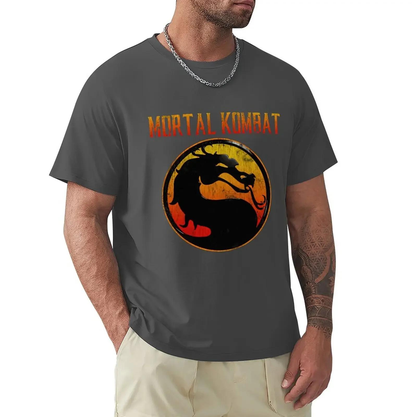 

Модные графические футболки 2024 года, мультяшные аниме, винтажные футболки Mortal Kombat, повседневные мужские футболки с коротким рукавом, 100% хлопок, топы#Цвет XXXXXL