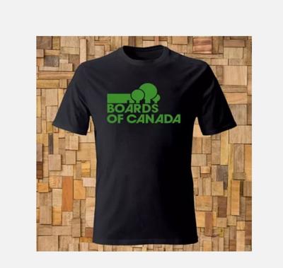 Pánské černé tričko s logem Boards Of Canada