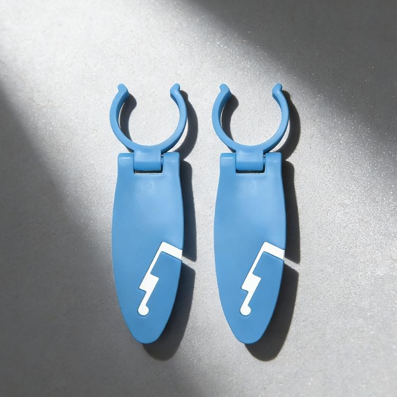 2pcs Plastic Holder for Various Kayak Stand Up Paddle Board Clips Fixing Clamps Paddle Board Accessory Easy Installation