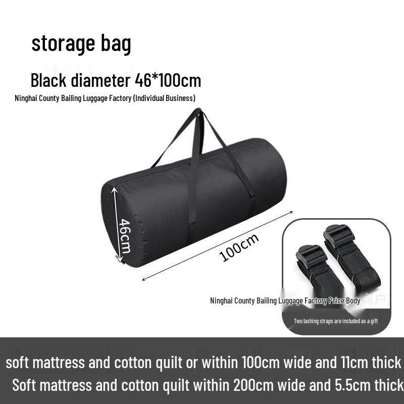 Waterproof Oxford Cloth Fishing Gear Bag: Outdoor Handbag for Rods, Reels, Lures, and Tent Storage.