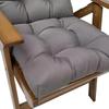 Hochlehner Rattan Lounge Sessel für den Außenbereich mit wasserdichtem Sonnenschutzpolster