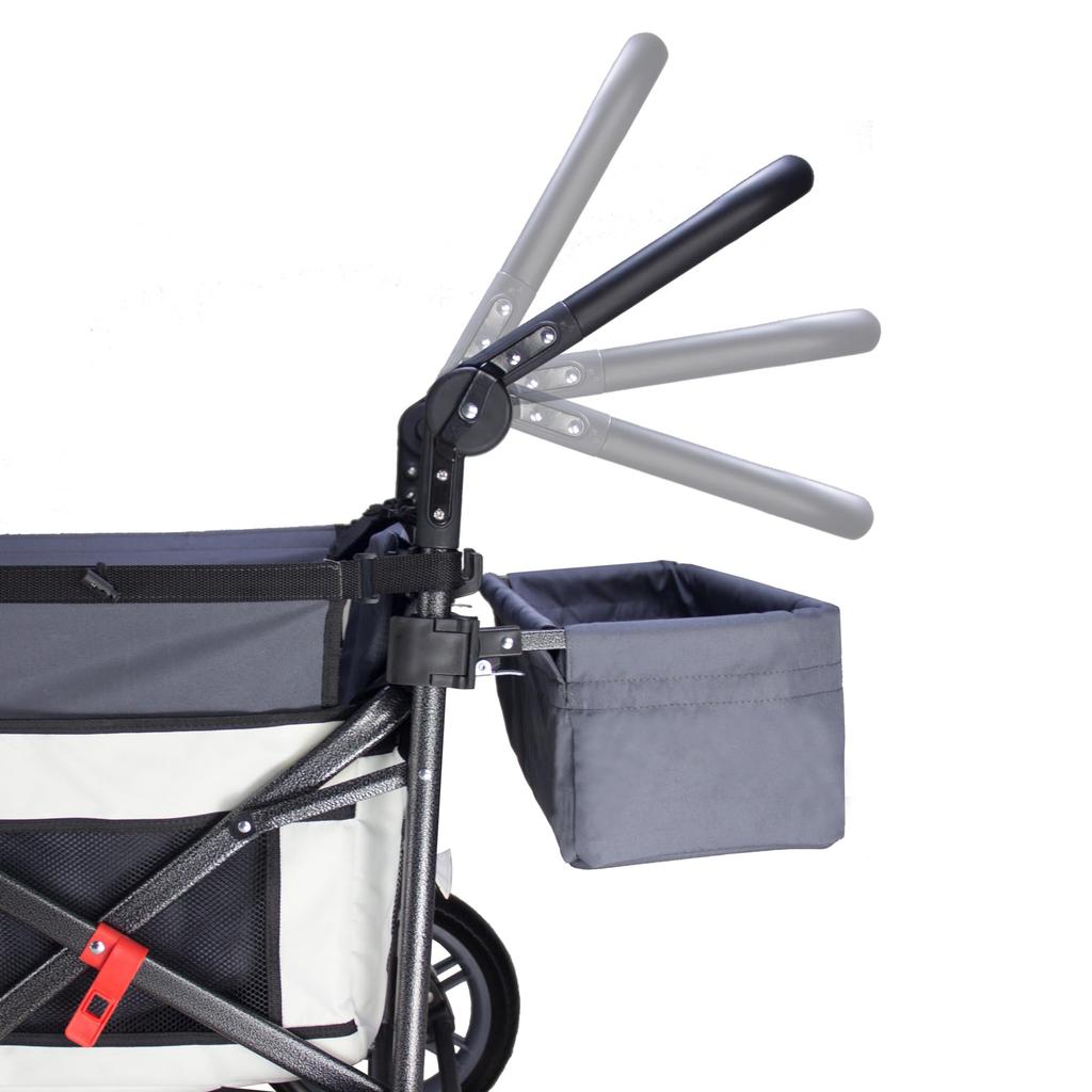 Topwell Carry Wagon mit Outdoor-Wagen mit Sitz und Sitz, große Kapazität, 120 kg Tragkraft, Outdoor-Wagen, geeignet für Familien im Freien und zum Tragen schwerer Lasten
