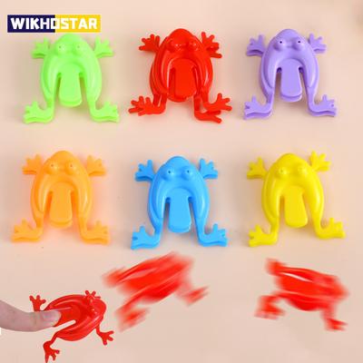 12/24 szt. Mieszane Kolory Skacząca Żaba Skaczące Zabawki Fidget Antystresowe Uspokajające Gra Rodzinna Przyjęcie Urodzinowe dla Dzieci Chłopiec Prezenty