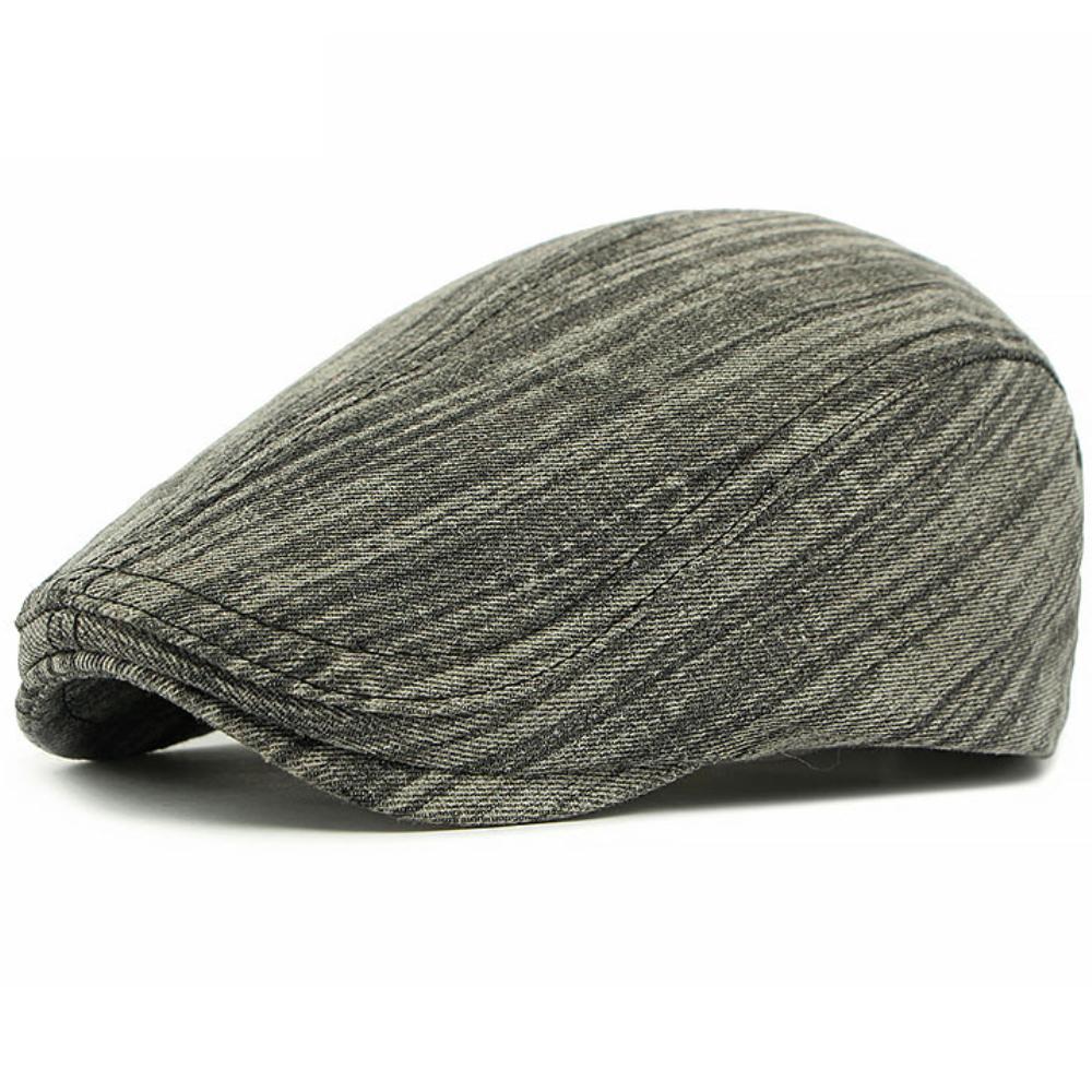 HT4724 Plus Size Berets for Men Women New Washed Denim Beret Hat Adjustable Ivy Flat Cap Male Female Spring Autumn Beret Cap