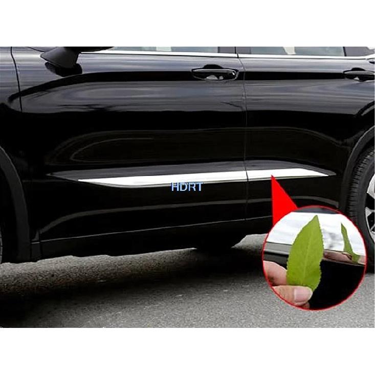 Exterior Sticker Protector Accessories Car Styling Side Door Edge Trim Strip Body Molding Cover For Mitsubishi Outlander  +