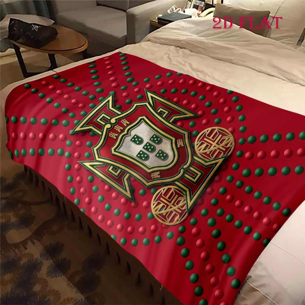 Portuguese Heritage Emblem blanket Suitable for all seasons blanket Digital printing Outdoor plush blanket bedroom