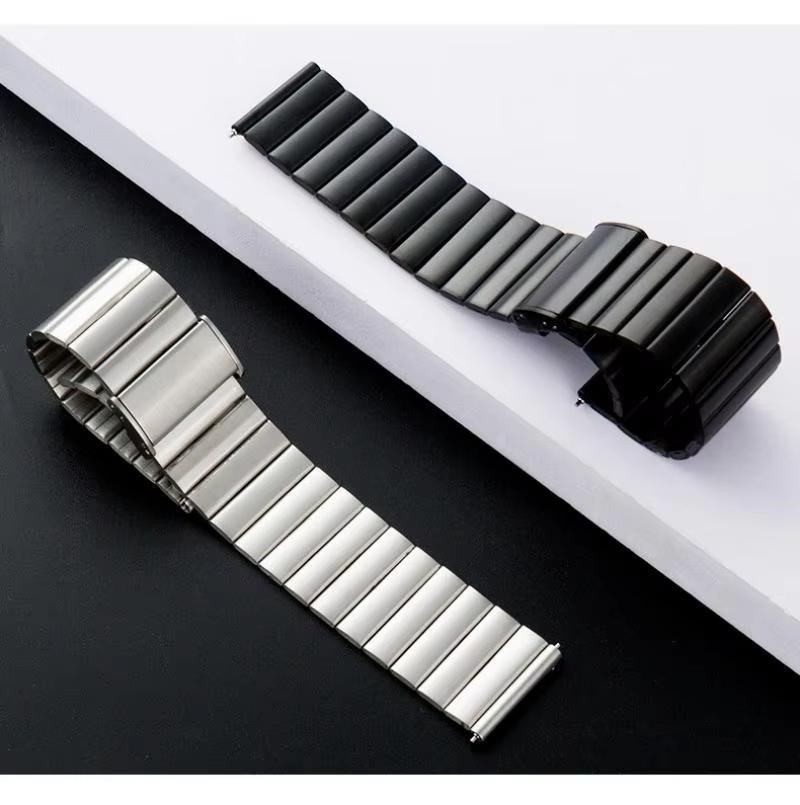 20mm 22mm Stainless Steel Strap for Samsung Galaxy Watch 7 6 5 4 40mm Quick Release Metal Watch Bands for Man Woman Accessories