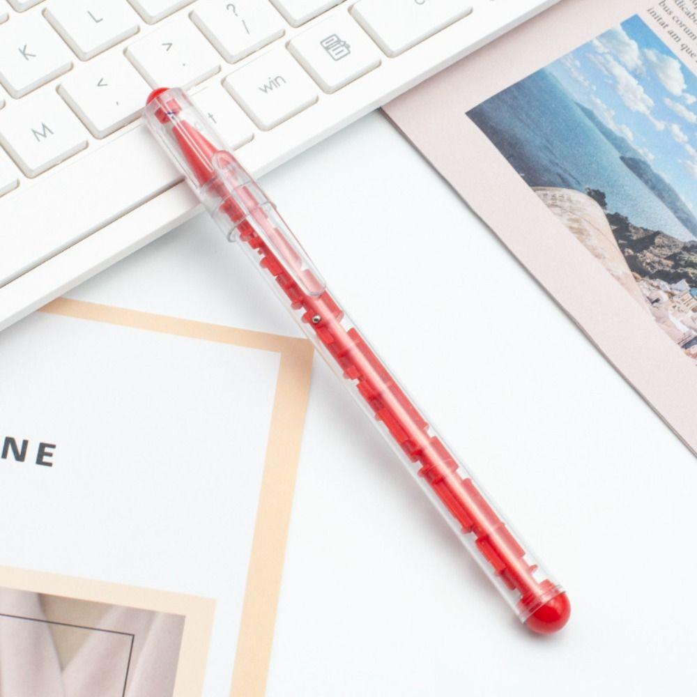 4Pcs Quick-Drying Puzzle Ballpoint Pen Novelty Stationery Neutral Pen Children's Day Gift