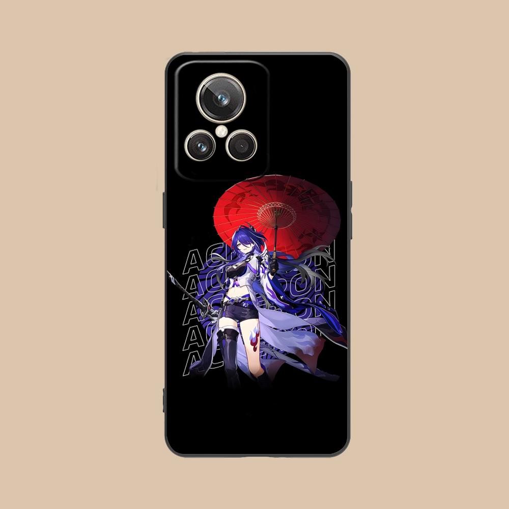 HSR Acheron Matte TPU Mobile Phone Case for Realme GT 8 Neo Pro C75 73 71 C67 65 C55 53 C35 31 C20 15 Colorful Cover
