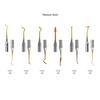 GDC Composite Instruments Titanium Coated S/6 # Gold Instruments Kit (CIGWC6)